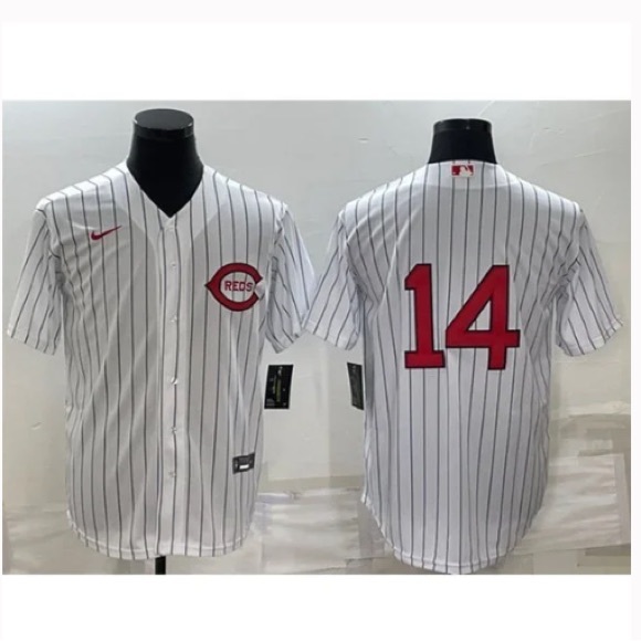 Cincinnati Reds Pete Rose White Jersey